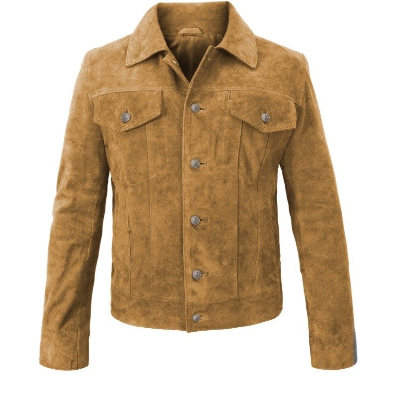 cowboy brown suede jacket mens