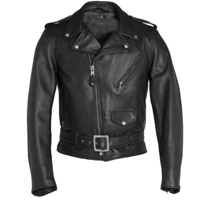 black leather jacket motorcycle