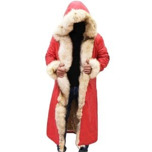 Santa Claus Faux Fur Shearling Coat