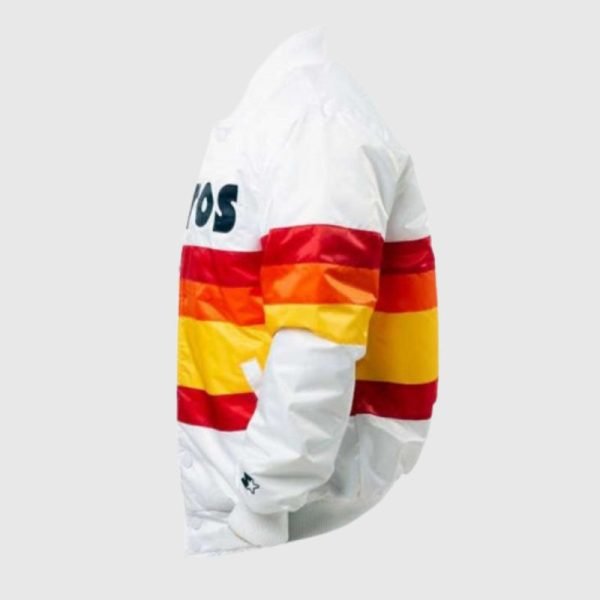 Houston Astros White Bomber Jacket