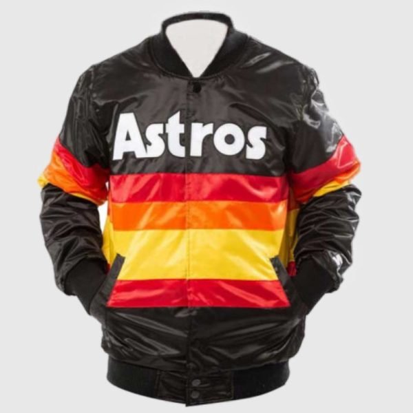 Unisex Bomber Houston Astros Jacket Black