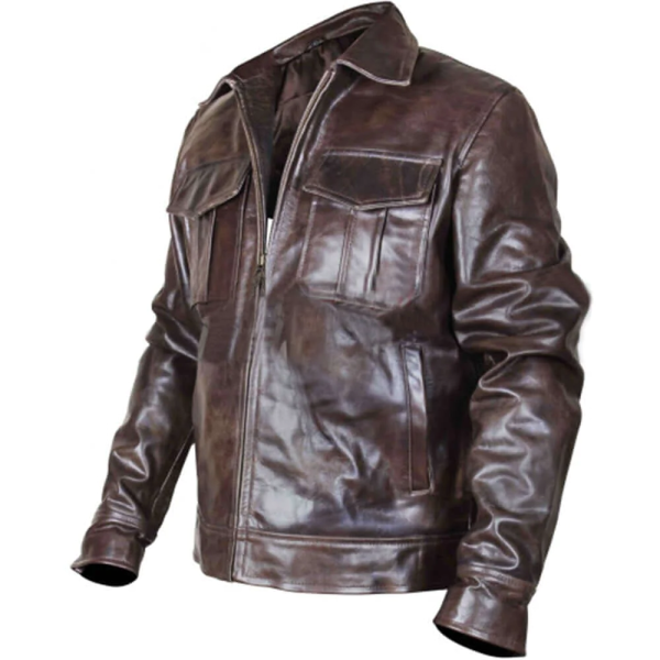 Copper-Classic-Rub Off-Vintage-Biker-Style-Brown-Leather-Jacket