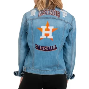 Astros Houston (H) Denim Jacket - Sale Upto 45% Off
